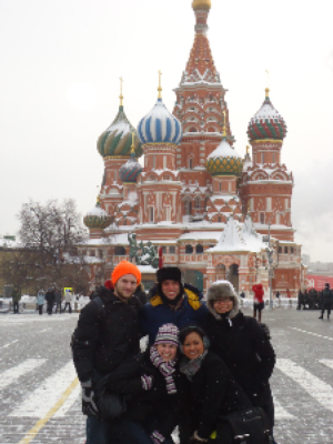 Wheaton students in Russia